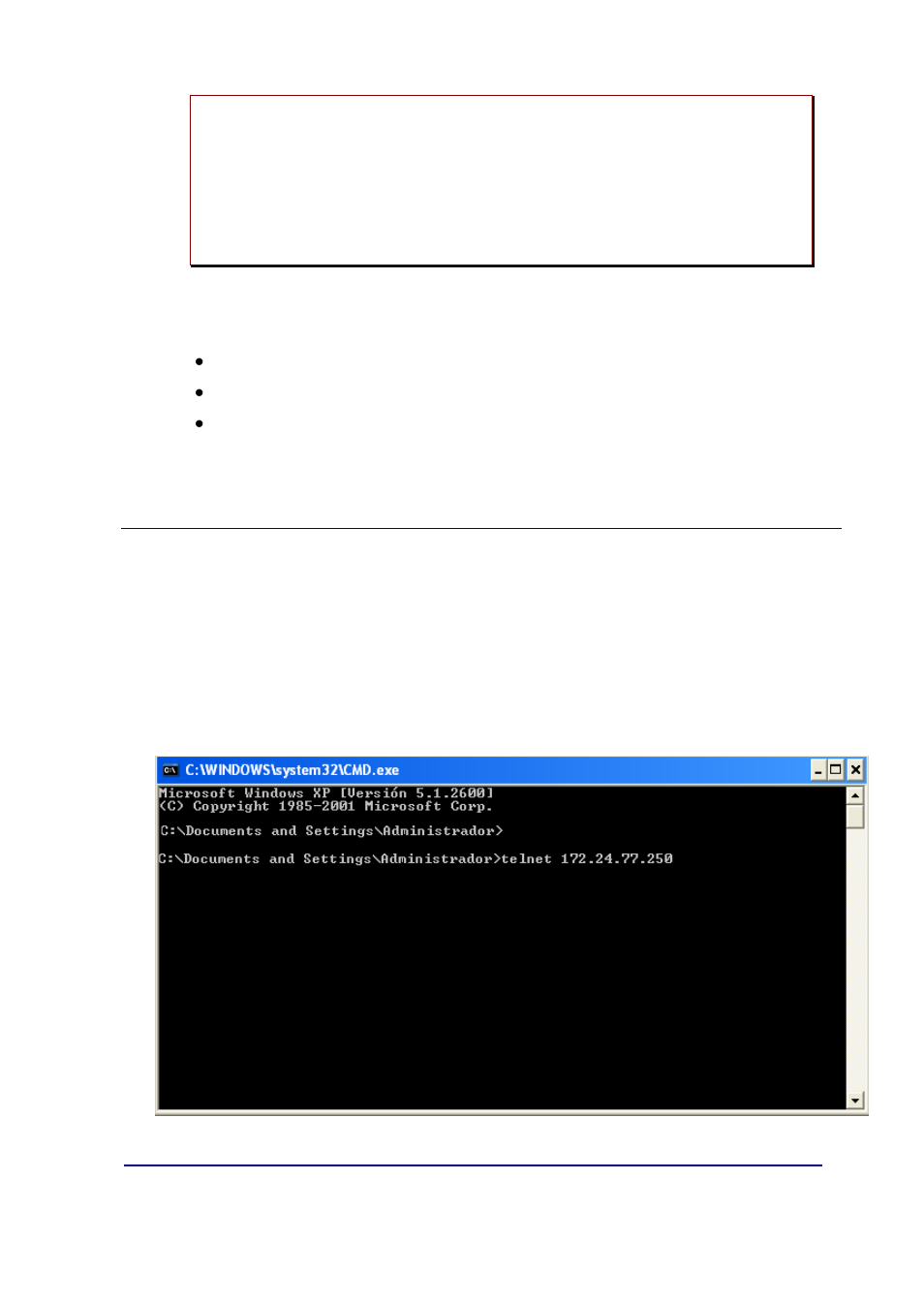 Iii - 5. telnet, Iii - 5 | Fire-Lite IPDACT-2UD Technical Reference User Manual | Page 38 / 40