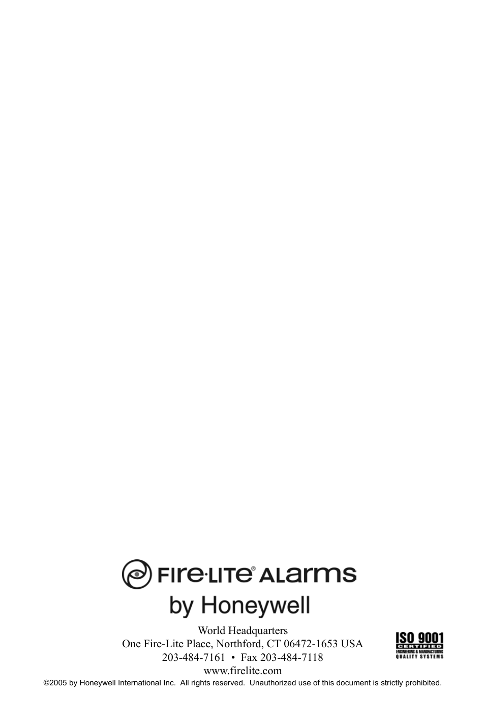 Fire-Lite LCD-80F Remote LCD Annunciator User Manual | Page 36 / 36