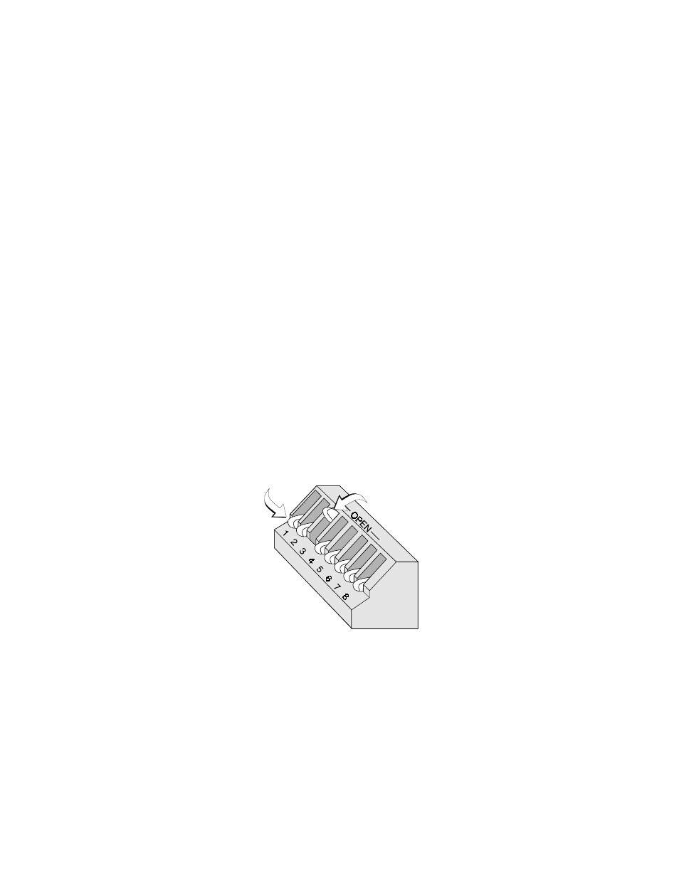 Figure 1-3: sw1 dip switch settings example | Fire-Lite LED-10 Series Remote Fire Annunciator User Manual | Page 7 / 28