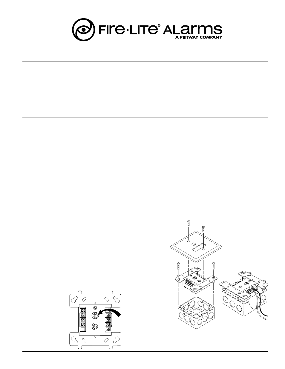Fire-Lite MDF-300 Dual Monitor Module User Manual | 2 pages