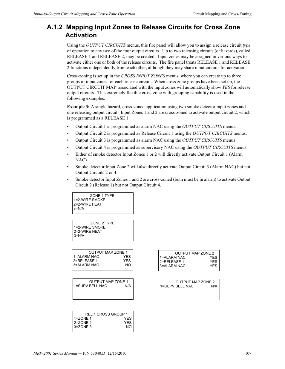 Fire-Lite MRP-2001C PRE-ACTION/DELUGE CONTROL PANEL User Manual | Page 107 / 144