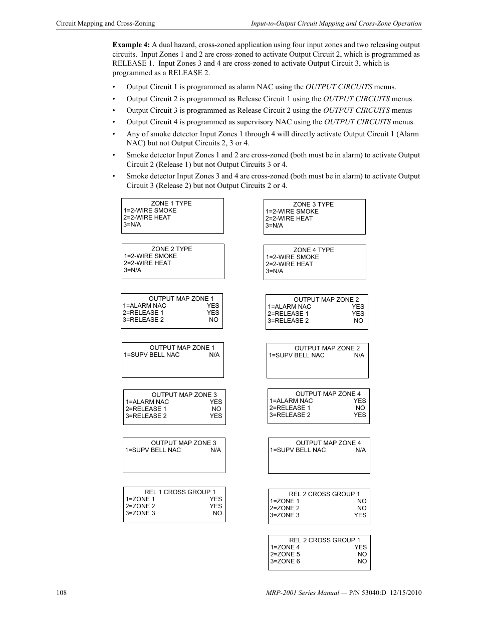 Fire-Lite MRP-2001C PRE-ACTION/DELUGE CONTROL PANEL User Manual | Page 108 / 144