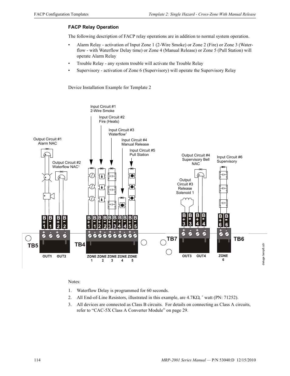 Fire-Lite MRP-2001C PRE-ACTION/DELUGE CONTROL PANEL User Manual | Page 114 / 144