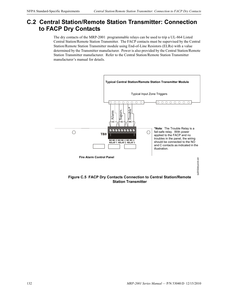 Fire-Lite MRP-2001C PRE-ACTION/DELUGE CONTROL PANEL User Manual | Page 132 / 144