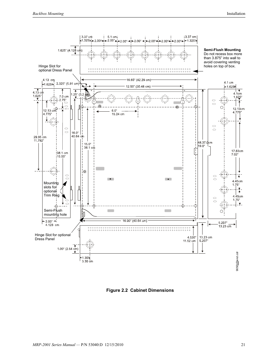 Fire-Lite MRP-2001C PRE-ACTION/DELUGE CONTROL PANEL User Manual | Page 21 / 144