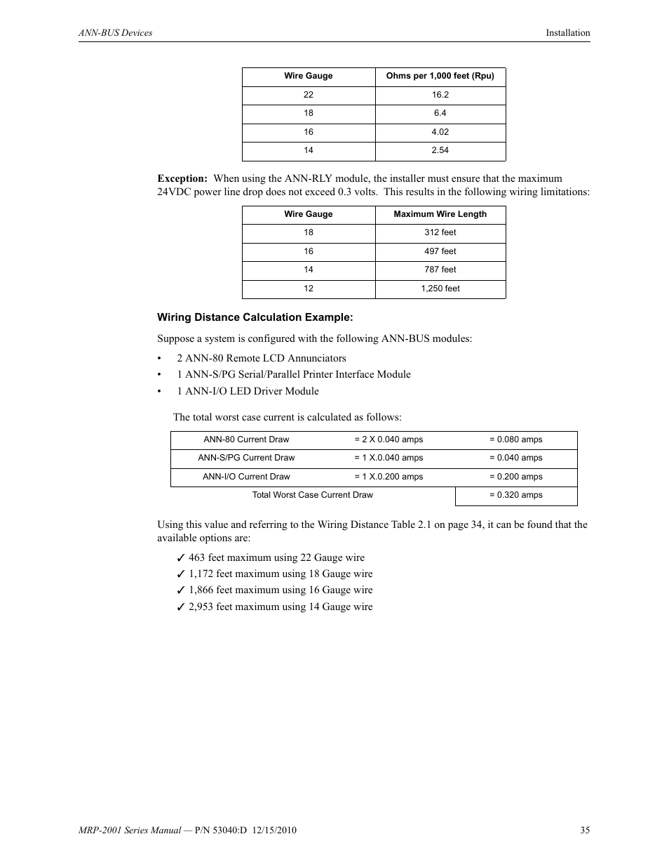 Fire-Lite MRP-2001C PRE-ACTION/DELUGE CONTROL PANEL User Manual | Page 35 / 144
