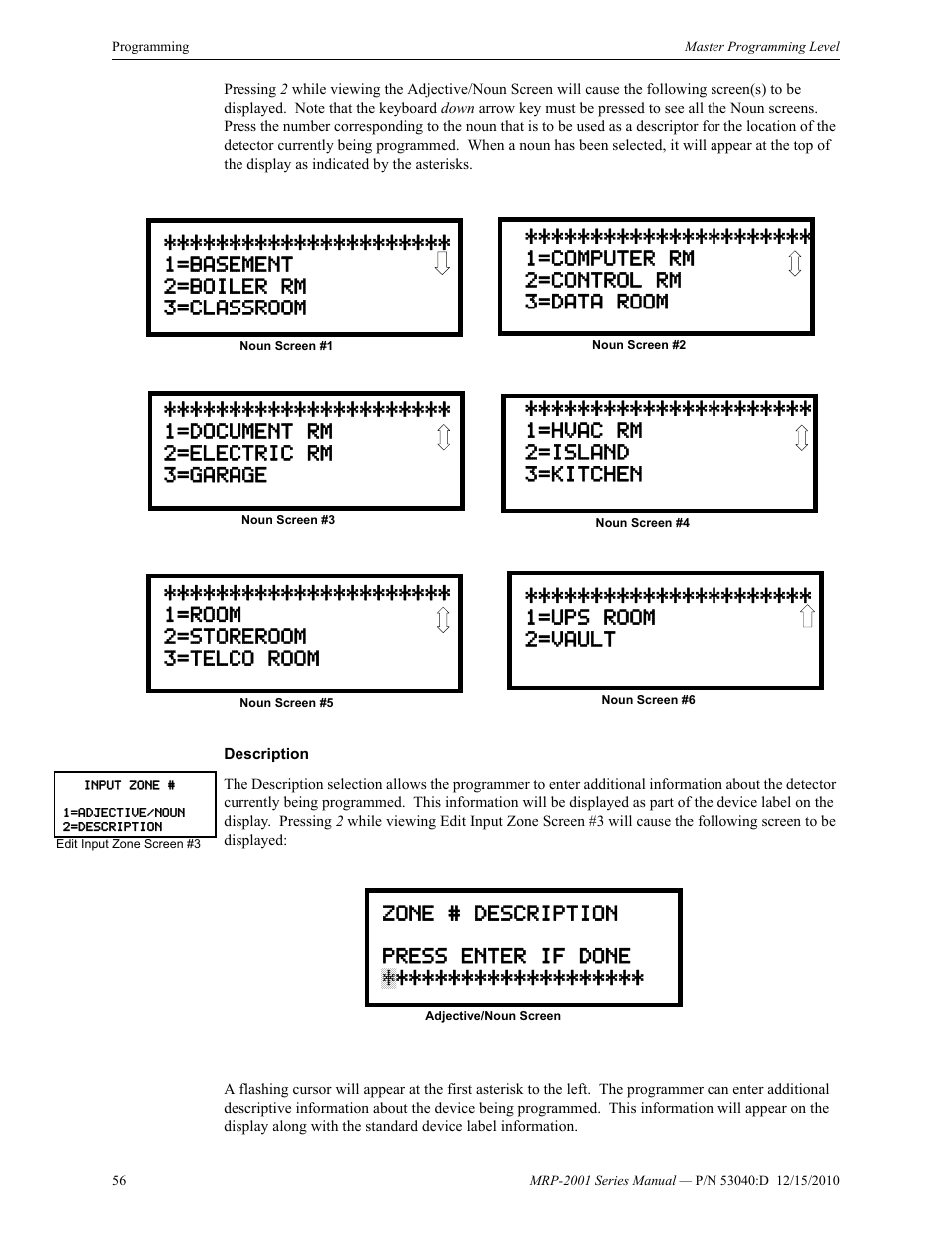 Fire-Lite MRP-2001C PRE-ACTION/DELUGE CONTROL PANEL User Manual | Page 56 / 144