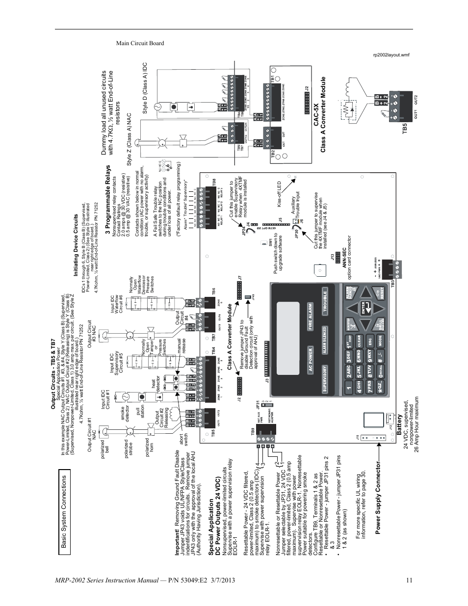 Fire-Lite MRP-2002C Agent Release Control Panel User Manual | Page 11 / 176