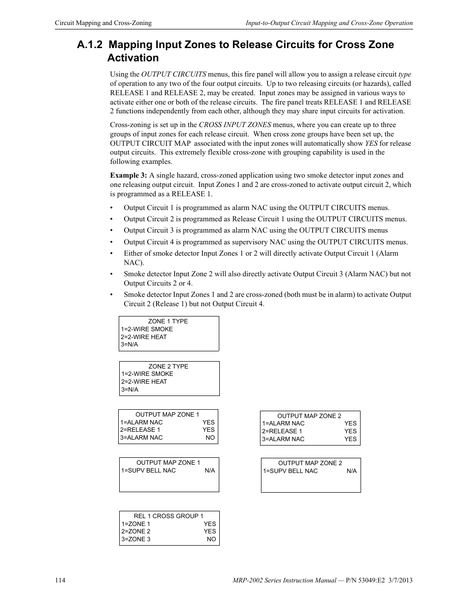 Fire-Lite MRP-2002C Agent Release Control Panel User Manual | Page 114 / 176