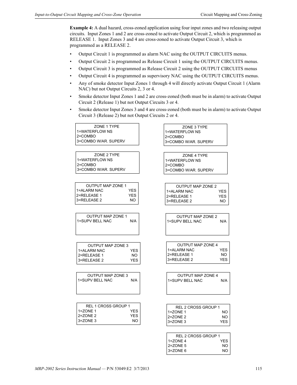 Fire-Lite MRP-2002C Agent Release Control Panel User Manual | Page 115 / 176