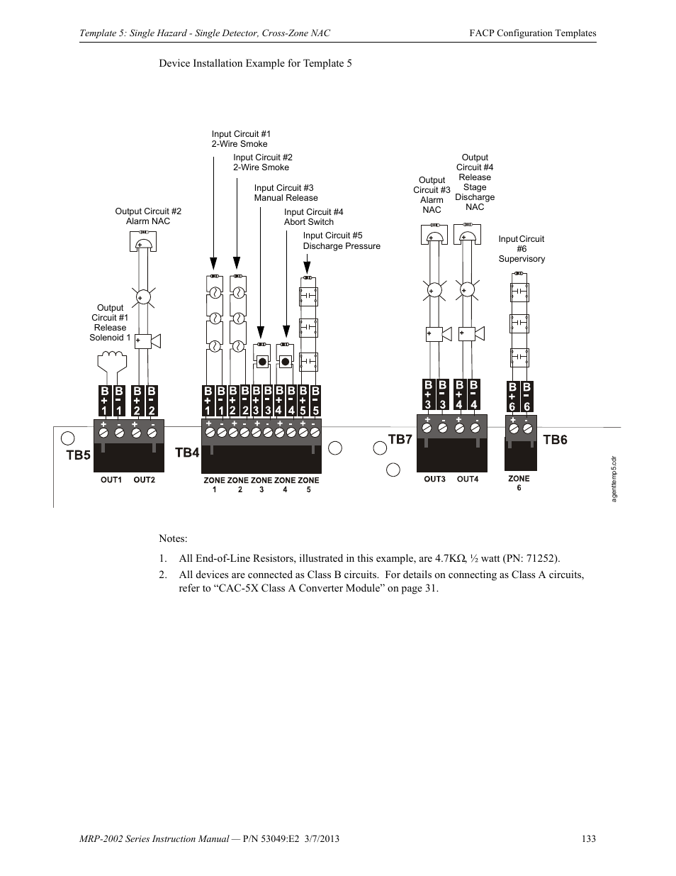 Fire-Lite MRP-2002C Agent Release Control Panel User Manual | Page 133 / 176