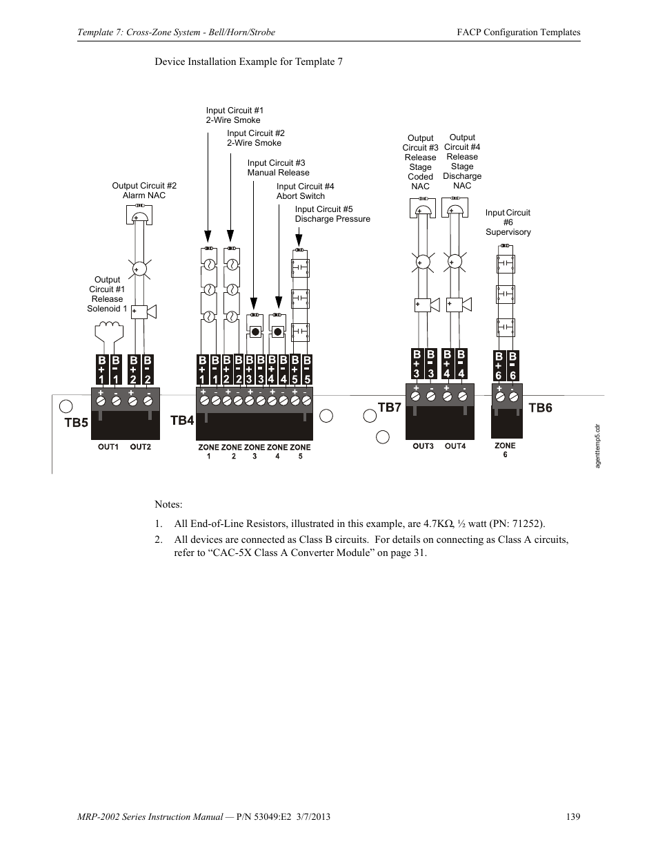 Fire-Lite MRP-2002C Agent Release Control Panel User Manual | Page 139 / 176