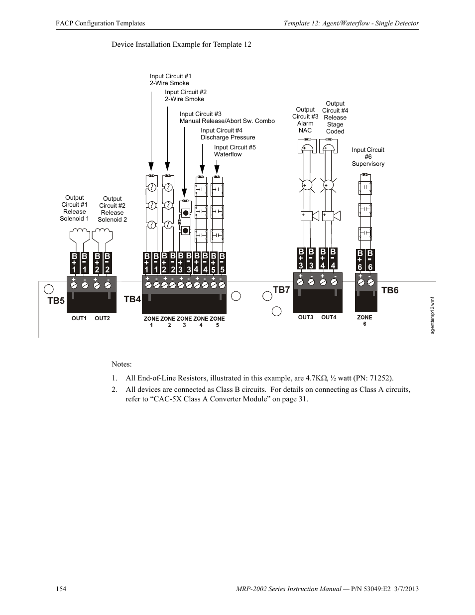 Fire-Lite MRP-2002C Agent Release Control Panel User Manual | Page 154 / 176