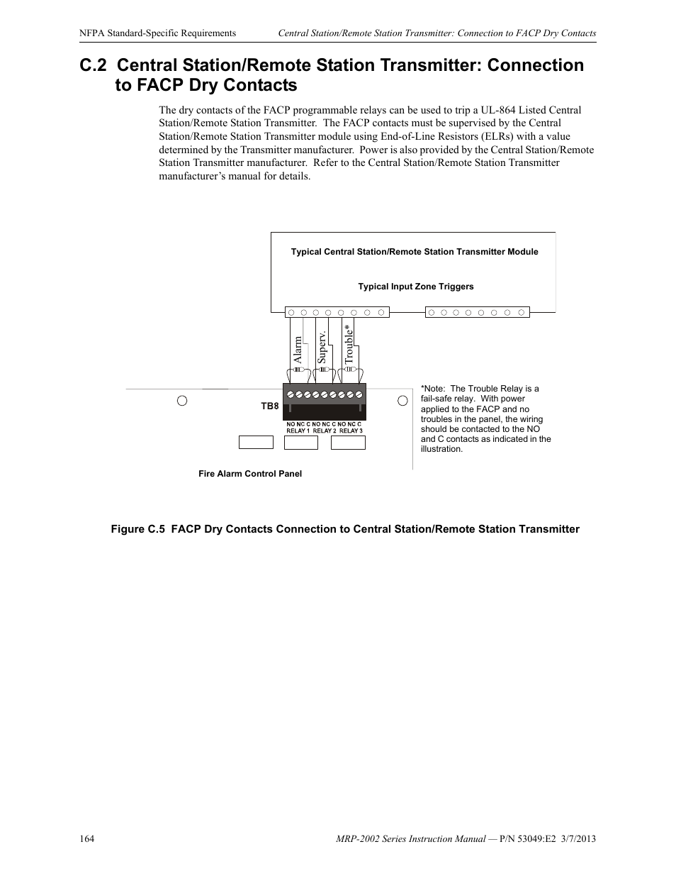 Fire-Lite MRP-2002C Agent Release Control Panel User Manual | Page 164 / 176