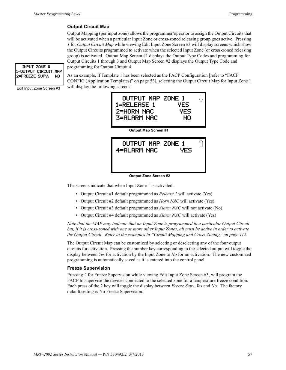 Fire-Lite MRP-2002C Agent Release Control Panel User Manual | Page 57 / 176