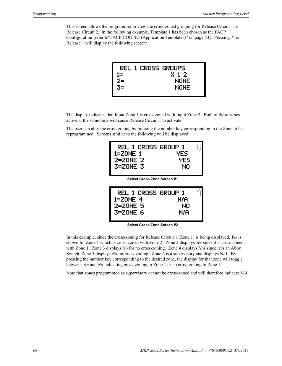 Fire-Lite MRP-2002C Agent Release Control Panel User Manual | Page 68 / 176