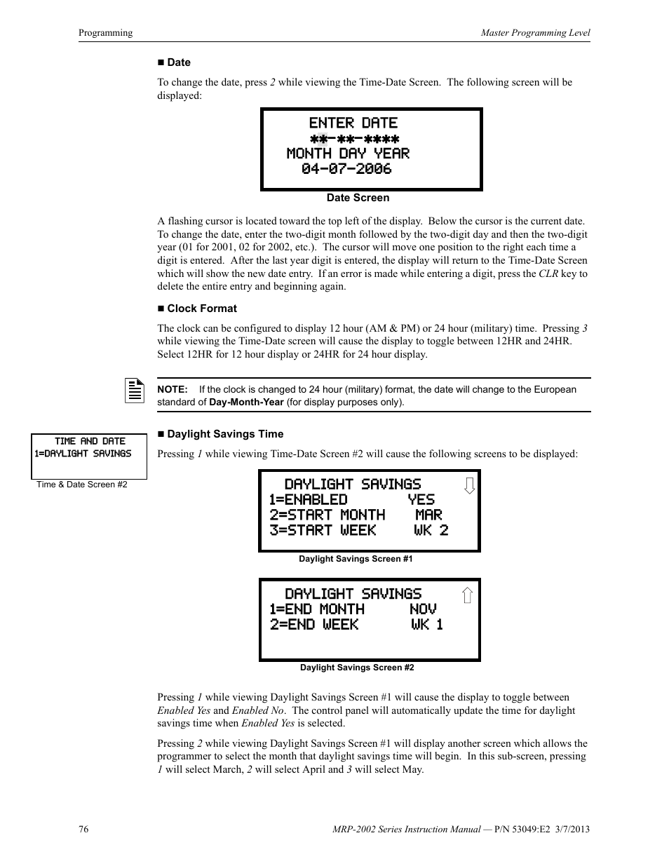 Fire-Lite MRP-2002C Agent Release Control Panel User Manual | Page 76 / 176