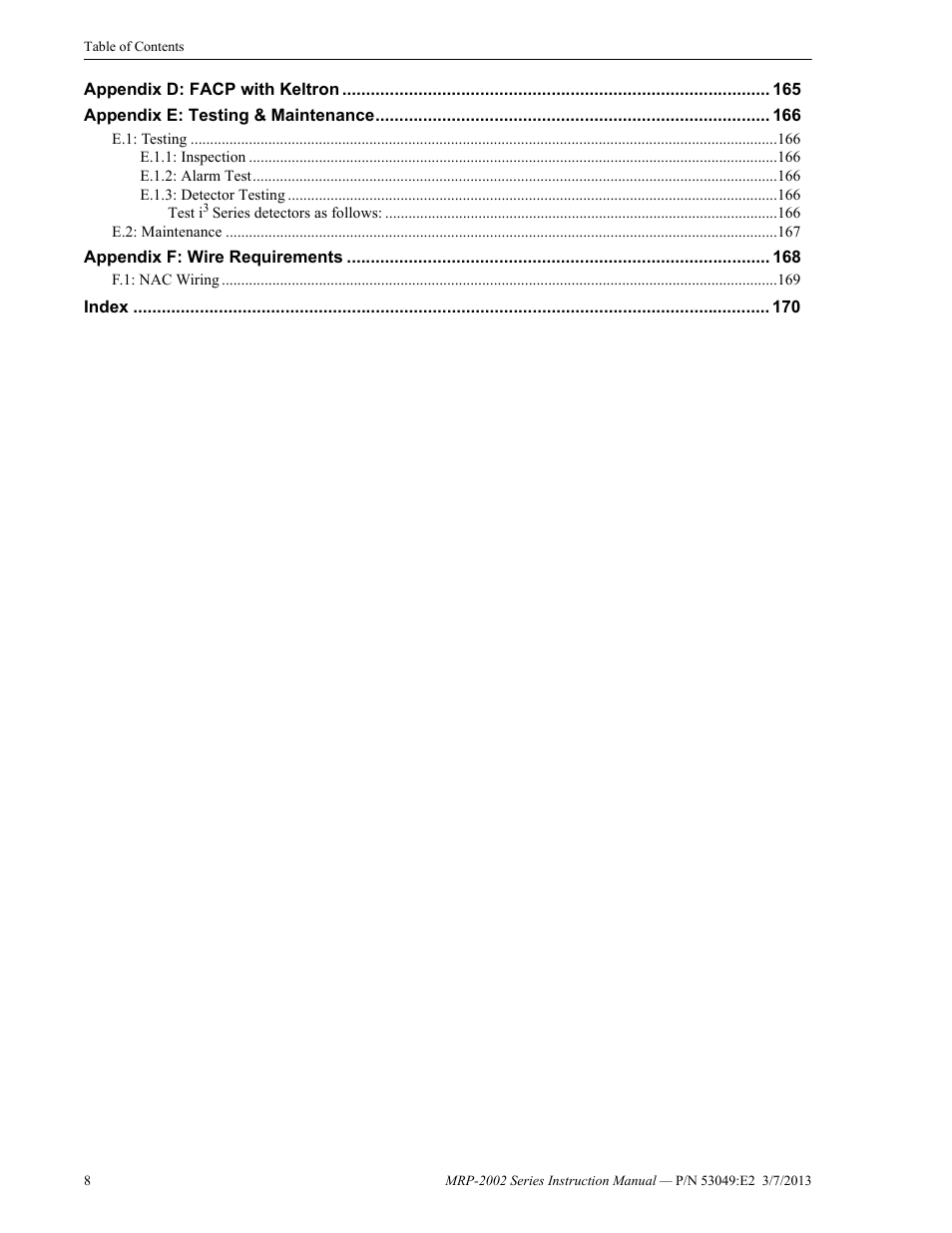 Fire-Lite MRP-2002C Agent Release Control Panel User Manual | Page 8 / 176