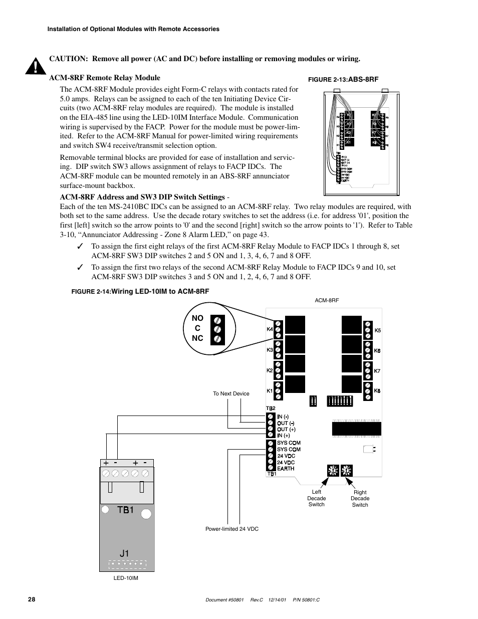 Fire-Lite MS-2410BC Conventional Control Panel User Manual | Page 28 / 64