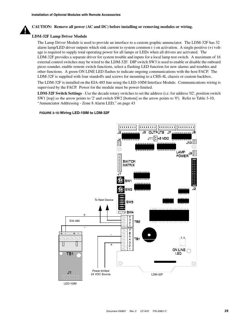 Fire-Lite MS-2410BC Conventional Control Panel User Manual | Page 29 / 64