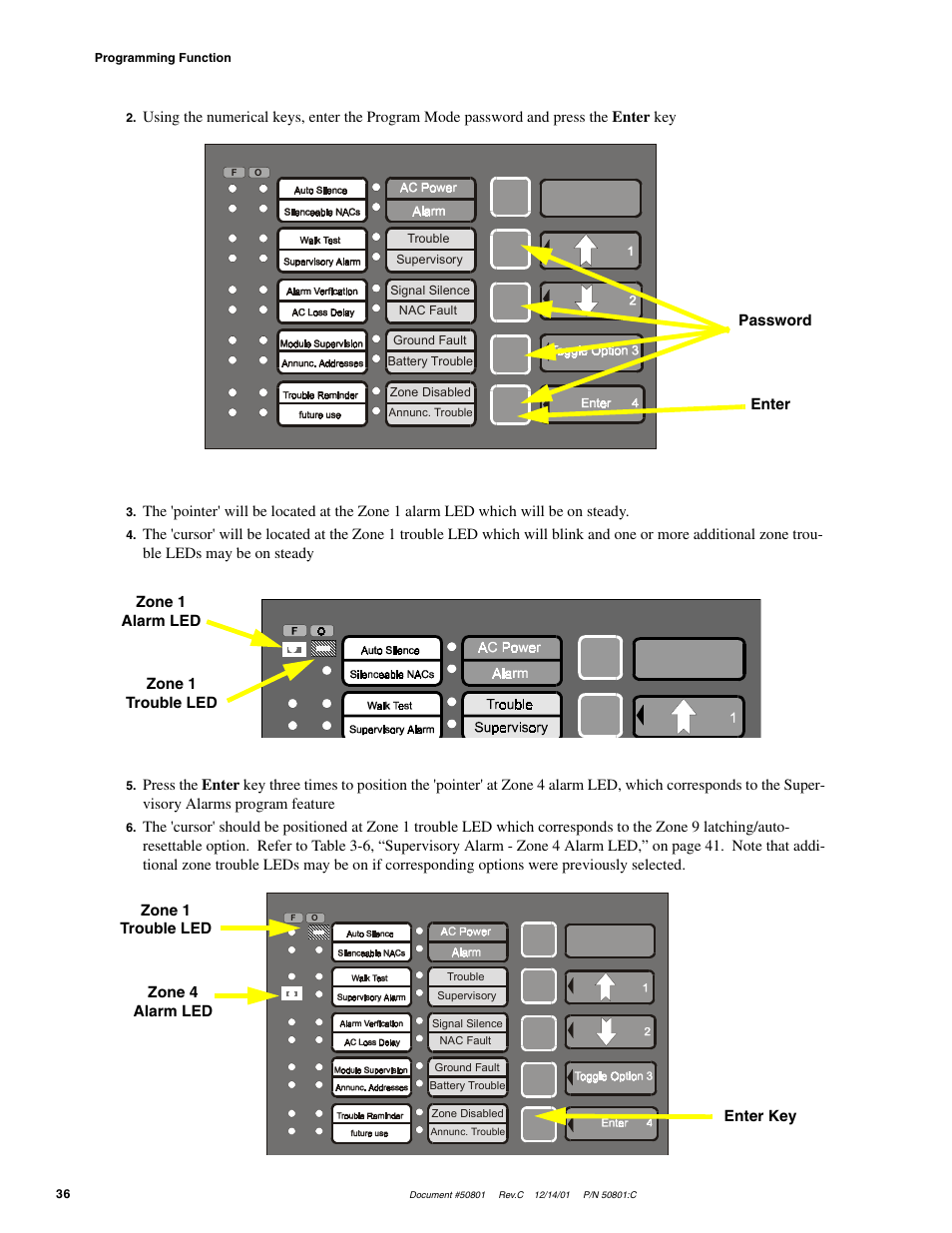 Fire-Lite MS-2410BC Conventional Control Panel User Manual | Page 36 / 64