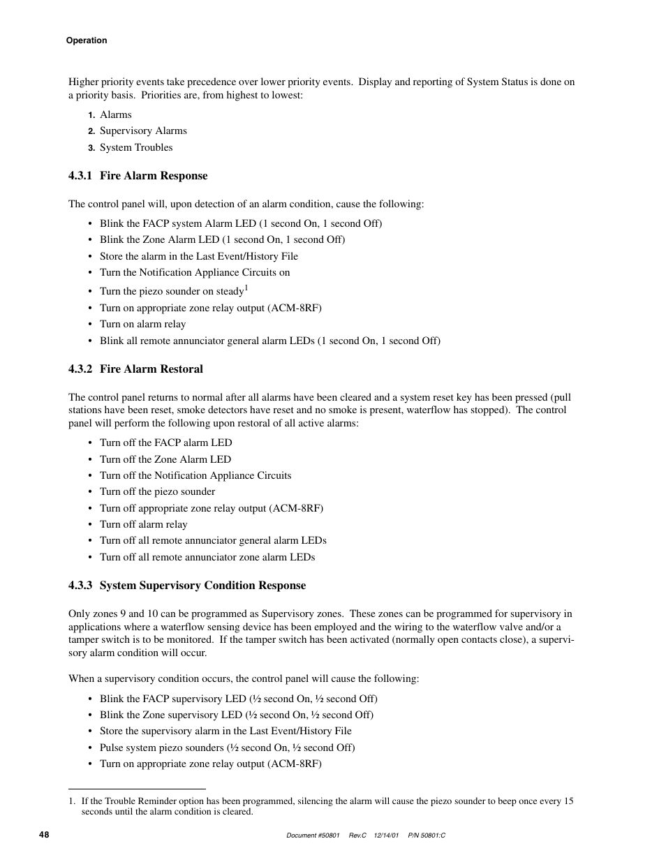 Fire-Lite MS-2410BC Conventional Control Panel User Manual | Page 48 / 64