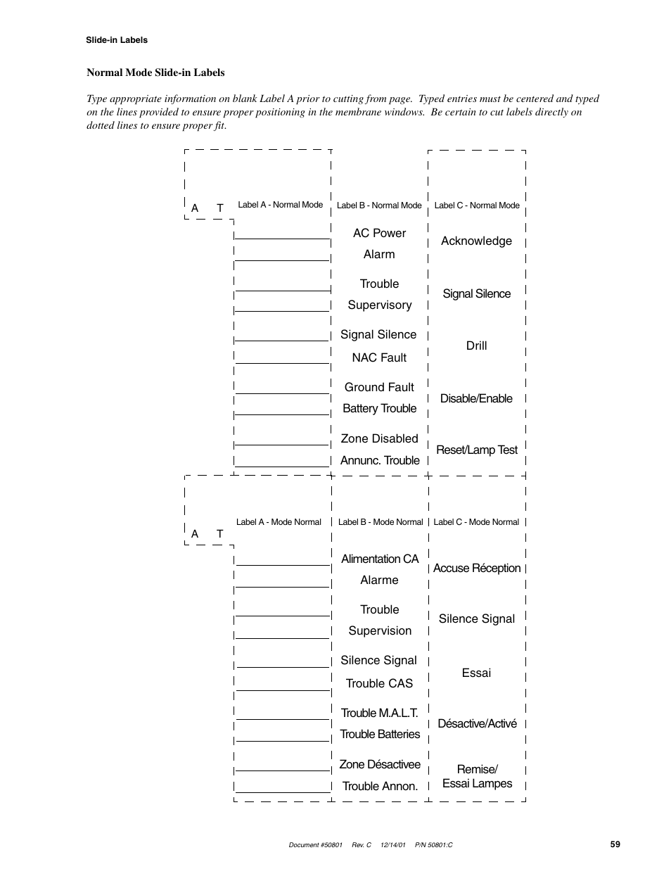 Fire-Lite MS-2410BC Conventional Control Panel User Manual | Page 59 / 64