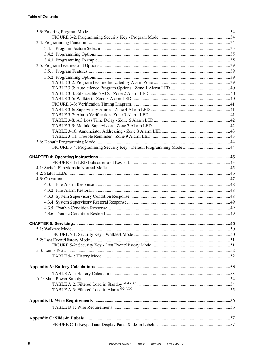 Fire-Lite MS-2410BC Conventional Control Panel User Manual | Page 6 / 64