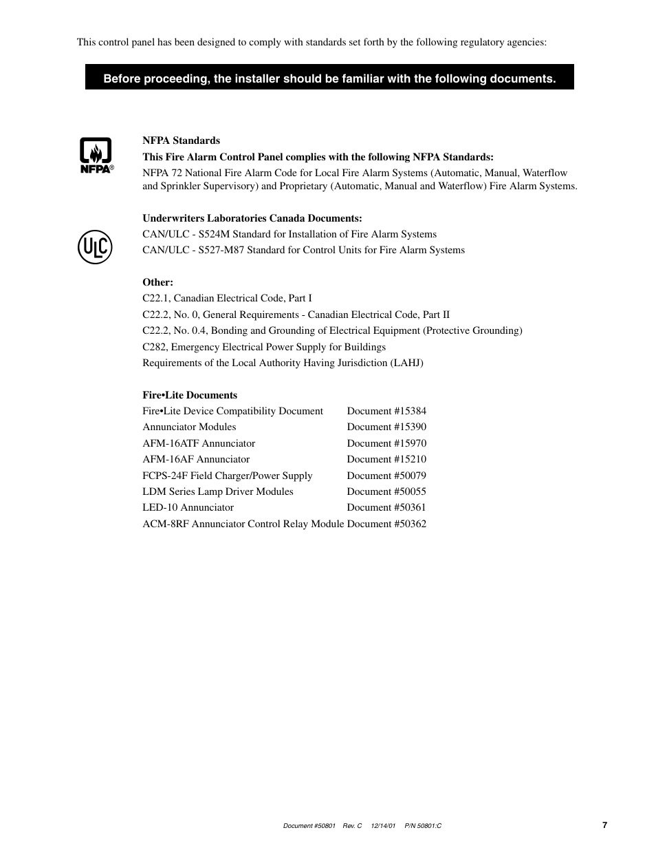 Fire-Lite MS-2410BC Conventional Control Panel User Manual | Page 7 / 64