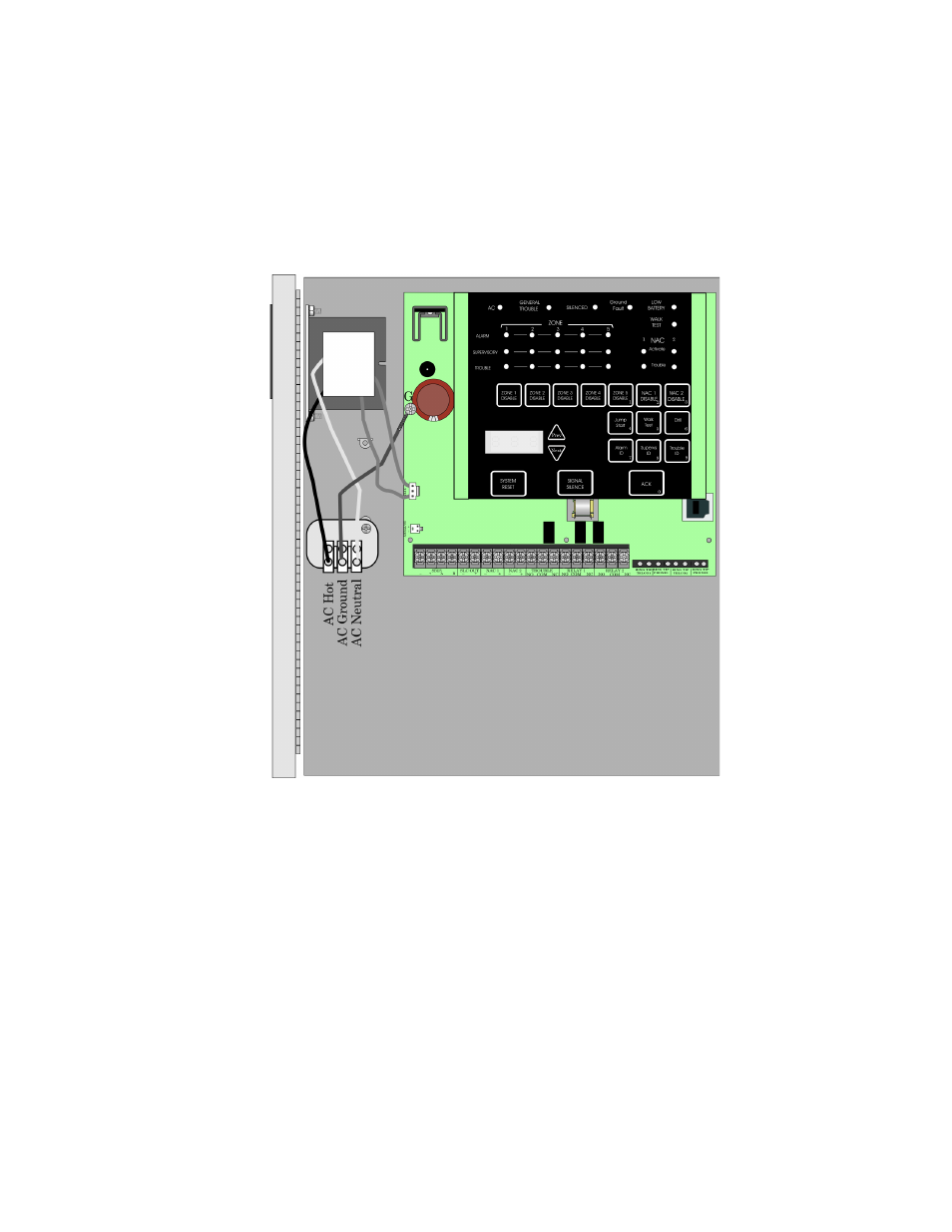 2 ac power connection for canadian applications, 2 ac power connection for canadian applications -5 | Fire-Lite MS-25E Addressable Fire Control Panel User Manual | Page 35 / 106