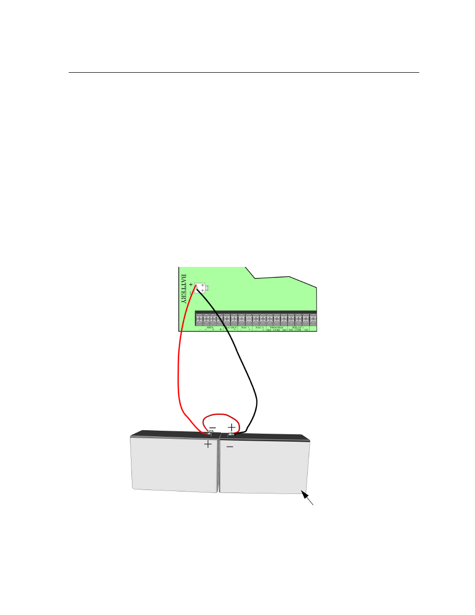 3 battery connection, Battery connection -6 | Fire-Lite MS-25E Addressable Fire Control Panel User Manual | Page 36 / 106