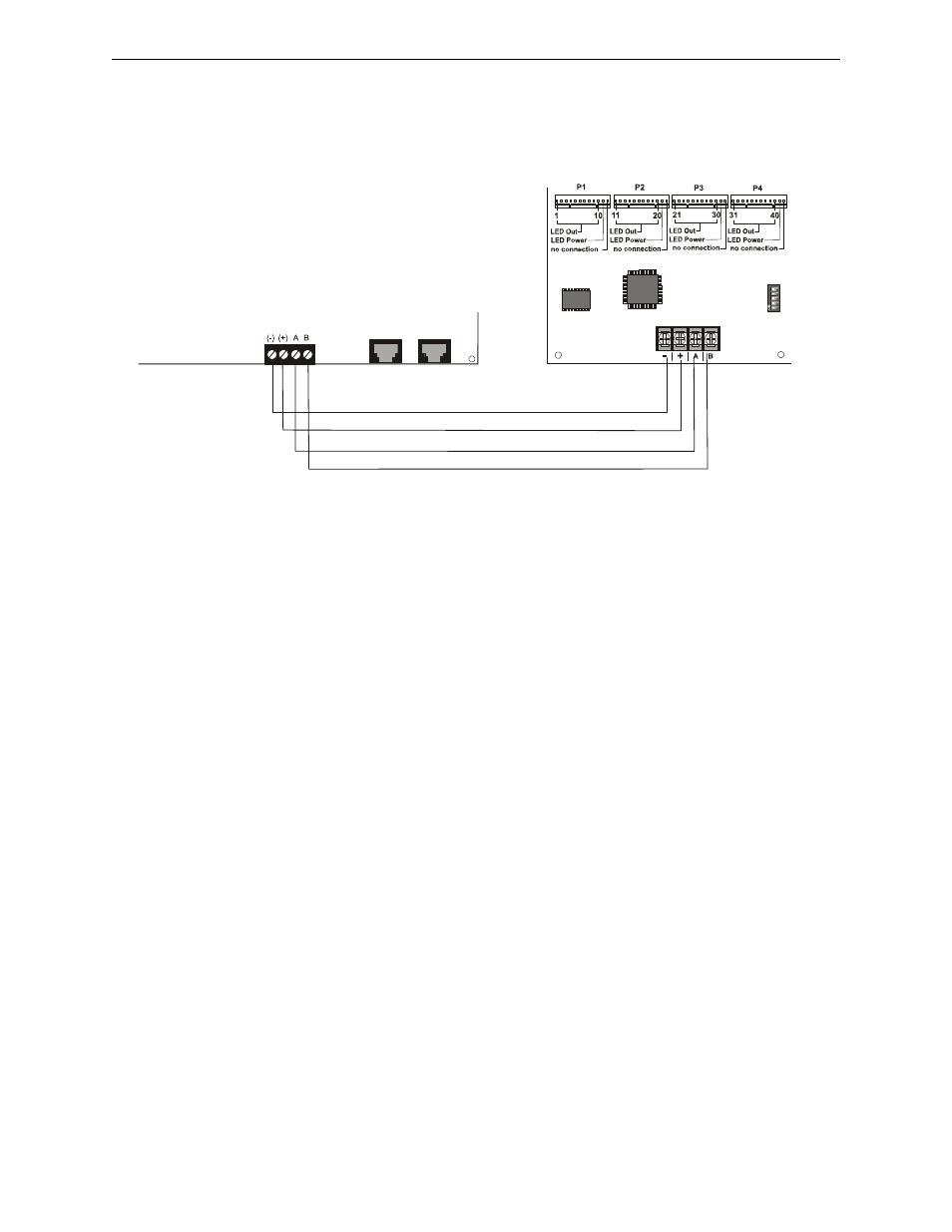 Ann-i/o connection to facp, Ann-i/o module led wiring | Fire-Lite MS-10UD Series FACP User Manual | Page 52 / 144