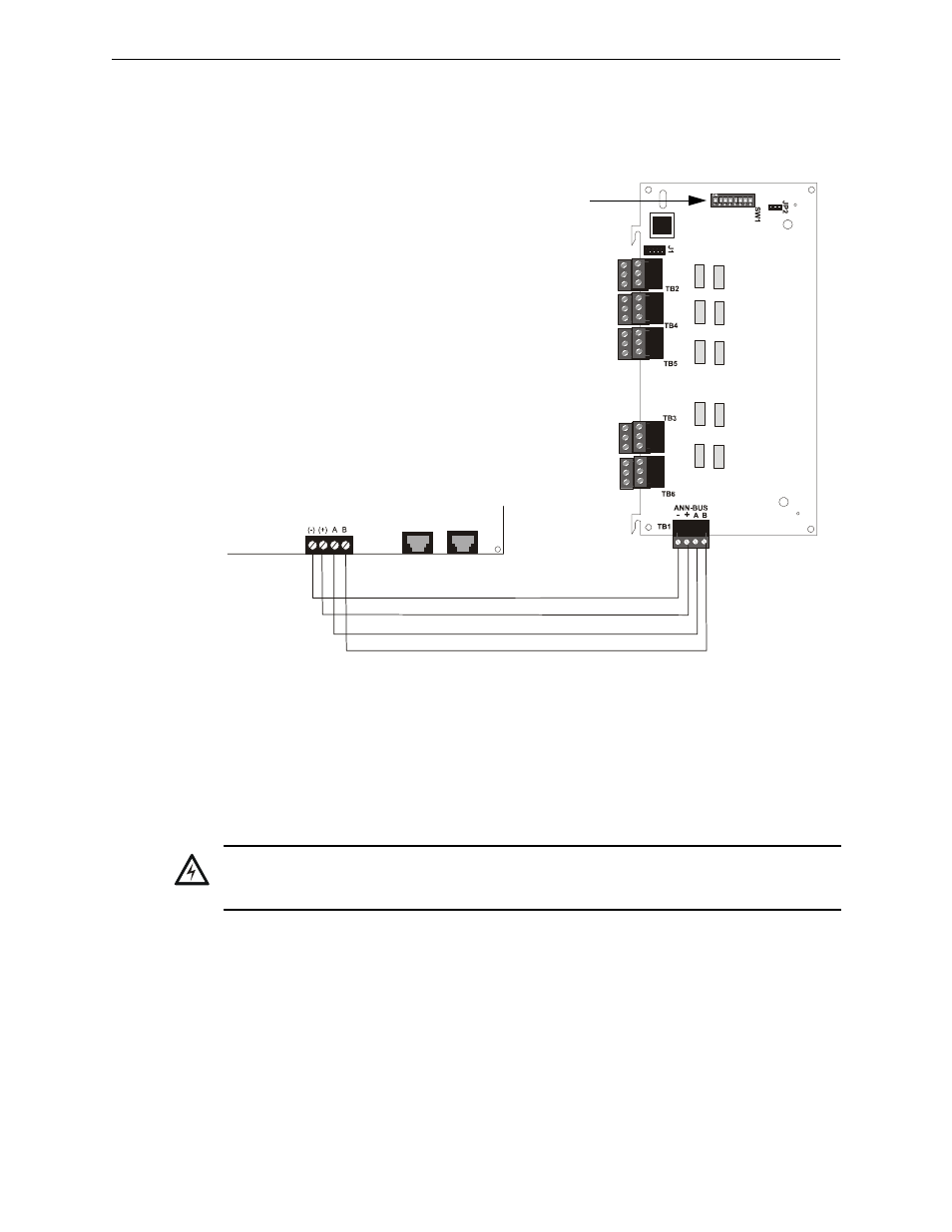 Ann-rly board layout and connection to facp, 9 ann-bus audio panel, Ann-bus audio panel | Fire-Lite MS-10UD Series FACP User Manual | Page 56 / 144