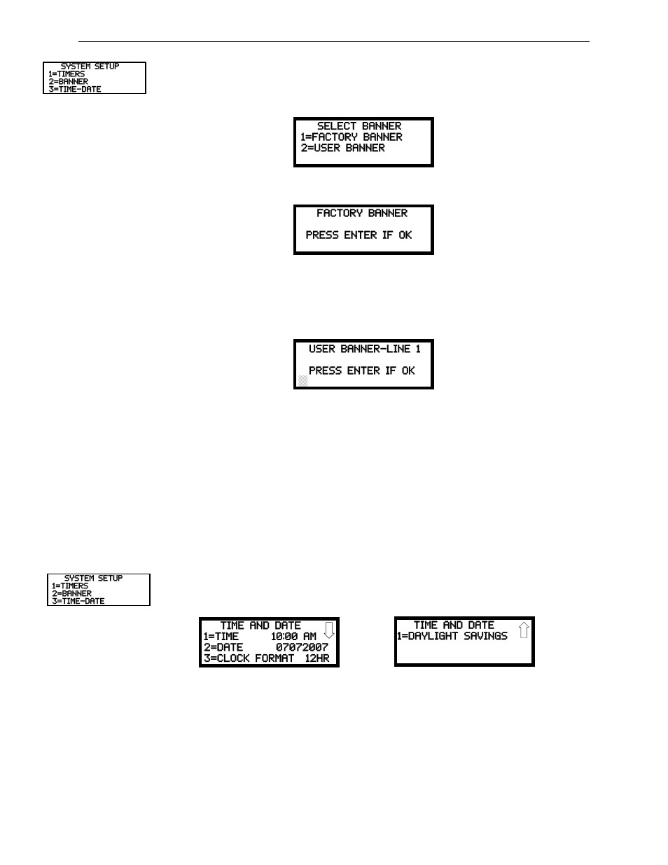 Banner, Time-date, Banner time-date | Fire-Lite MS-10UD Series FACP User Manual | Page 72 / 144