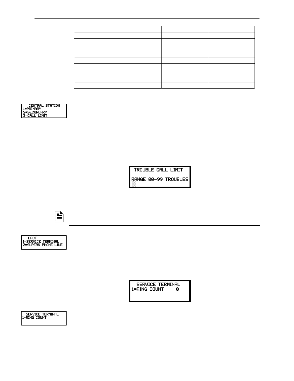 Trouble call limit (dialer runaway prevention)” on | Fire-Lite MS-10UD Series FACP User Manual | Page 89 / 144