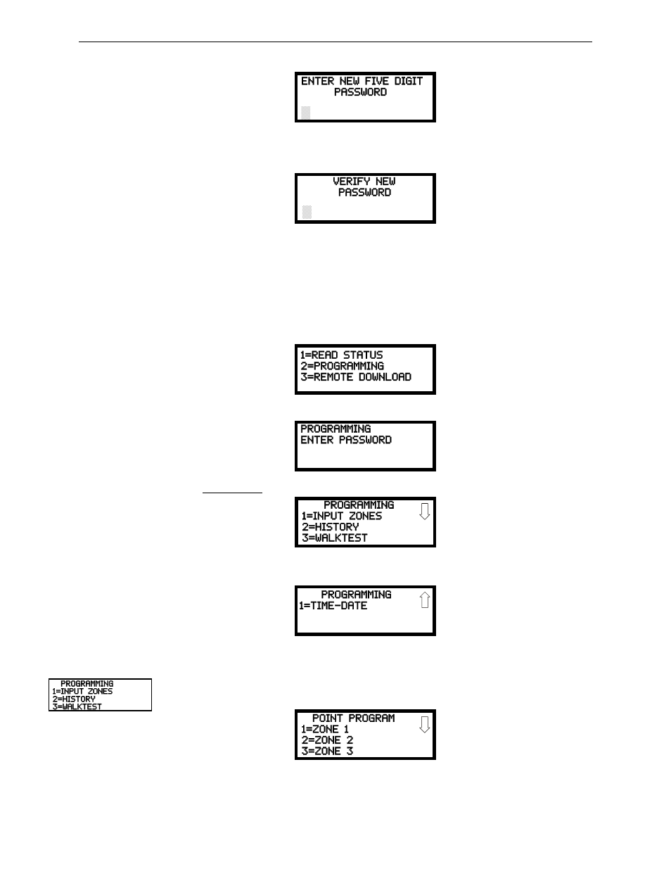 6 maintenance programming level, 1 input zones - enable/disable, Maintenance programming level | Input zones - enable/disable | Fire-Lite MS-10UD Series FACP User Manual | Page 93 / 144