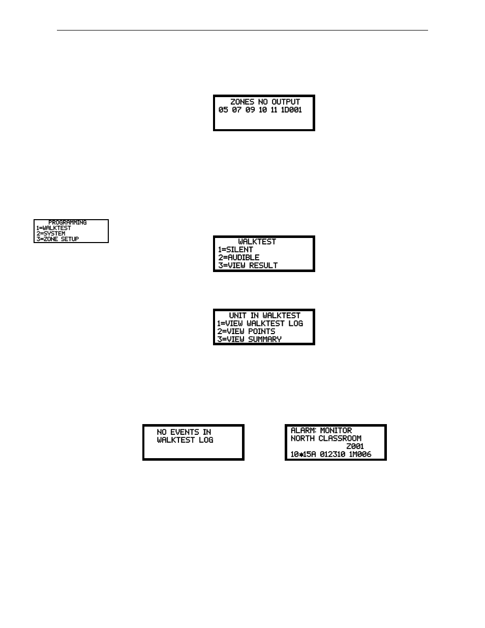 4 walktest, Walktest | Fire-Lite MS-9050UDC Addressable Fire Alarm Control Panel User Manual | Page 122 / 192