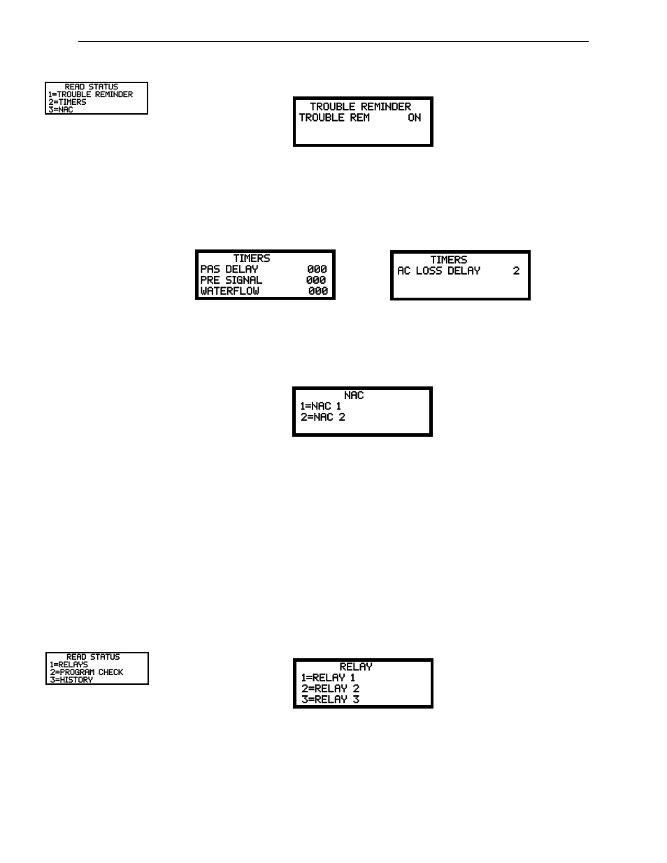 4 trouble reminder, 5 timers, 6 nac | 7 relays | Fire-Lite MS-9050UDC Addressable Fire Alarm Control Panel User Manual | Page 139 / 192