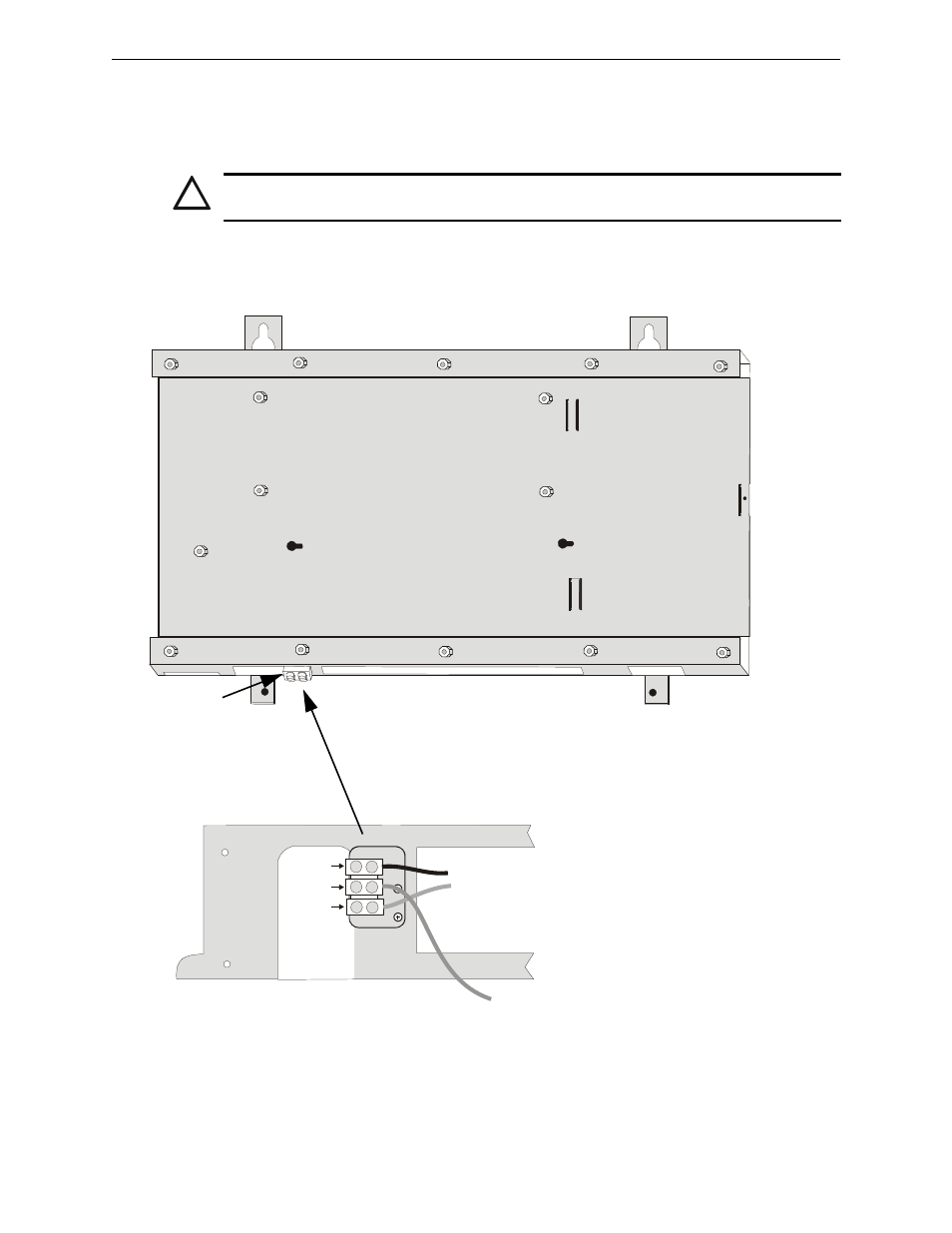 H.2 ac power connections for canadian applications, Figure h.4 ac terminal block connections | Fire-Lite MS-9050UDC Addressable Fire Alarm Control Panel User Manual | Page 184 / 192