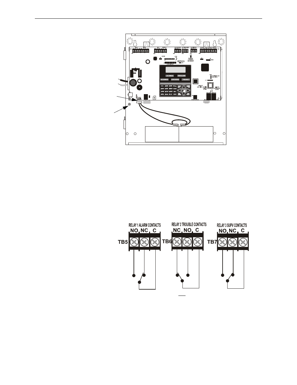 4 relays, Relays, Figure 2.5 relay terminals | Fire-Lite MS-9050UDC Addressable Fire Alarm Control Panel User Manual | Page 29 / 192