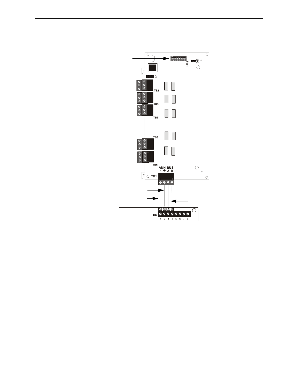 Ann-rly board layout and connection to facp, 8 ann-lc lite-connect module, Specifications | Installation, Mounting, Ann-lc lite-connect module, Specifications installation mounting | Fire-Lite MS-9050UDC Addressable Fire Alarm Control Panel User Manual | Page 52 / 192