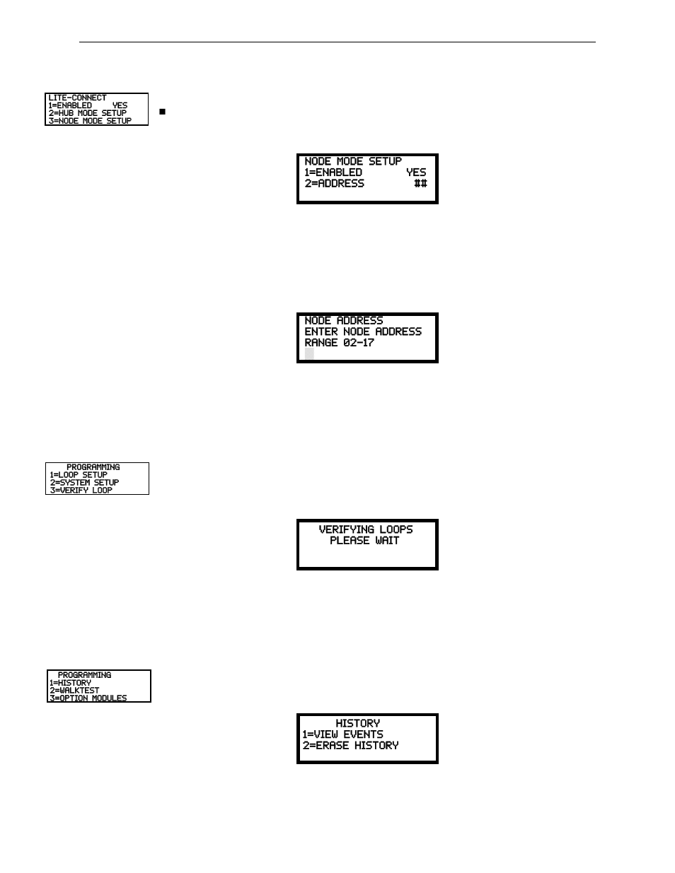 6 verify loop, 7 history, Verify loop 3.6.7: history | Fire-Lite MS-9050UDC Addressable Fire Alarm Control Panel User Manual | Page 93 / 192