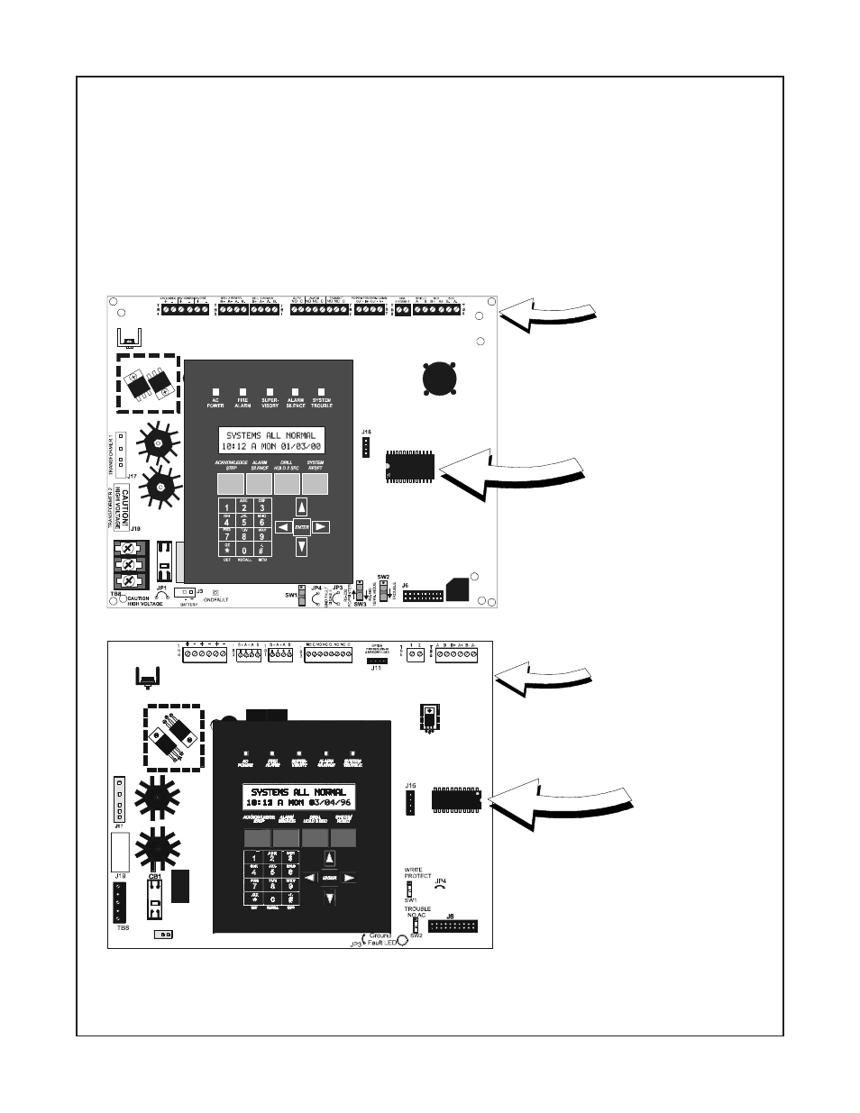 Eprom replacement, Programming and testing | Fire-Lite MS-9200(C)/E Field Software Change Procedure (and programming existing MS-9200 Systems for use with the LCD-40) User Manual | Page 2 / 5