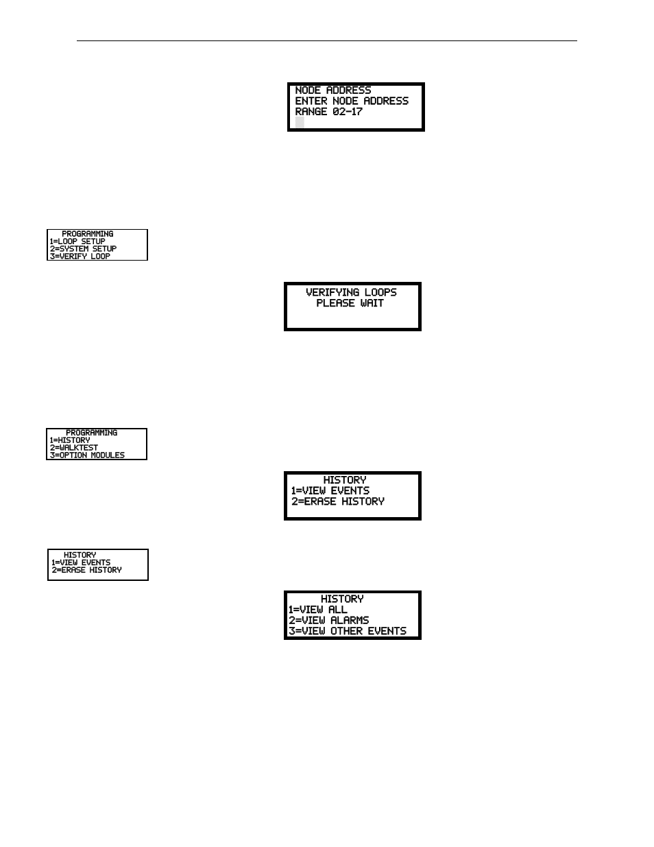 6 verify loop, 7 history, View events | Verify loop 3.6.7: history | Fire-Lite MS-9200UDLSC Addressable Fire Alarm Control Panel User Manual | Page 102 / 200