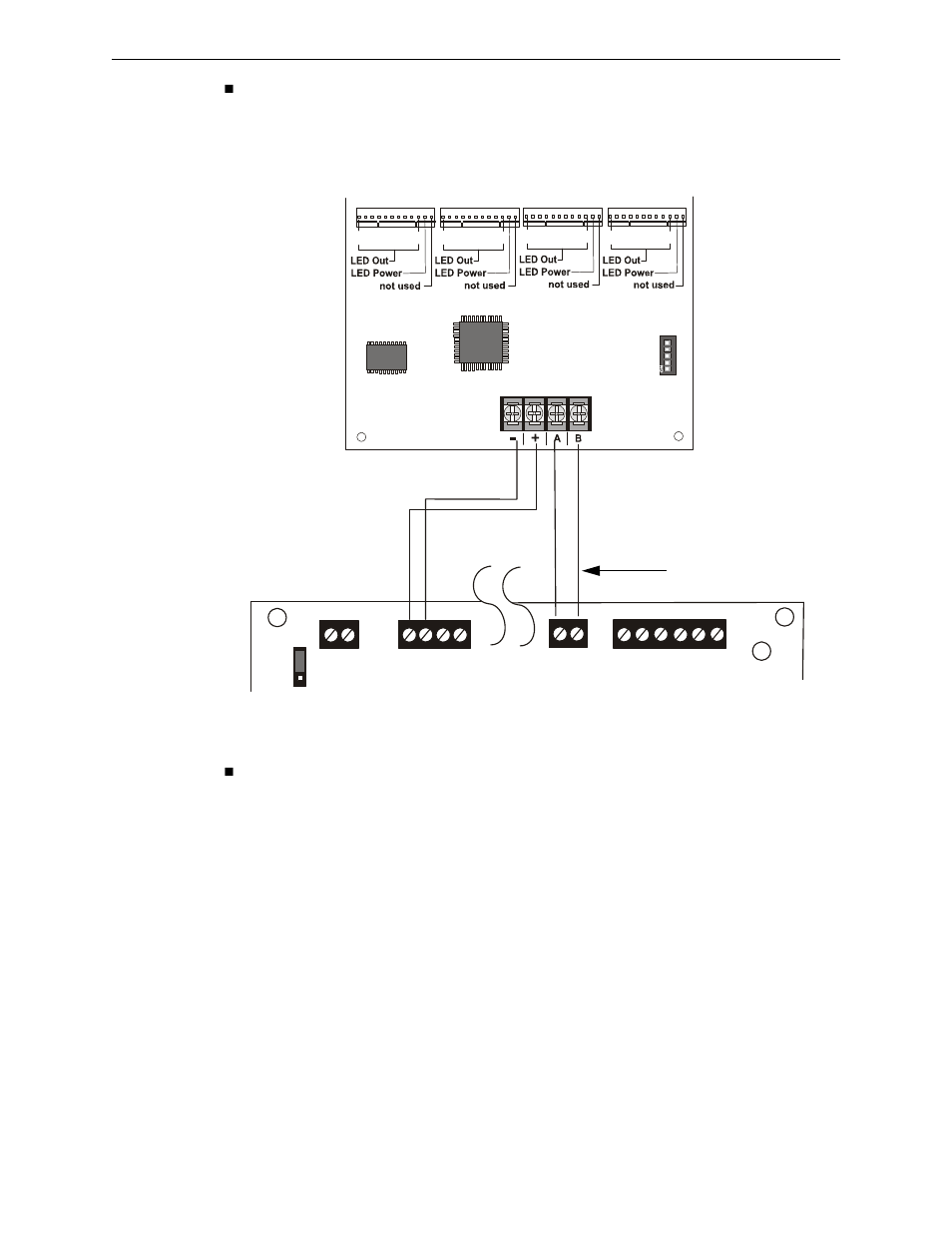 Figure 2.24 ann-i/o connection to facp | Fire-Lite MS-9200UDLSC Addressable Fire Alarm Control Panel User Manual | Page 53 / 200