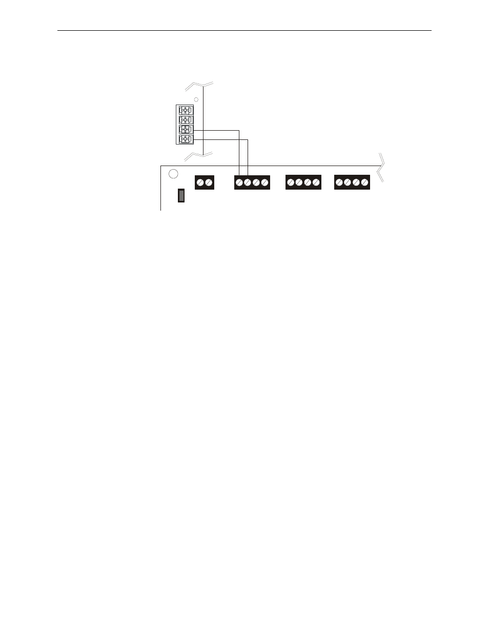 4 ecc-fft firefighter telephone, 10 automatic audio panel control, Ecc-fft firefighter telephone | Automatic audio panel control, Figure 2.34 ecc-fft connections | Fire-Lite MS-9200UDLSC Addressable Fire Alarm Control Panel User Manual | Page 61 / 200