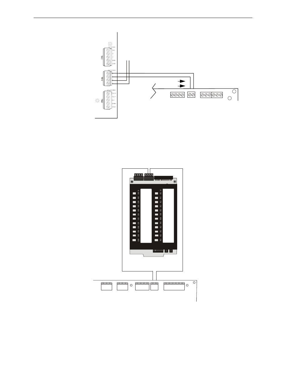 A (+) b (-) acc-zpmk on acc-25/50zs(t) series, Primary ann-bus, Ms-9200udls | Fire-Lite MS-9200UDLSC Addressable Fire Alarm Control Panel User Manual | Page 62 / 200