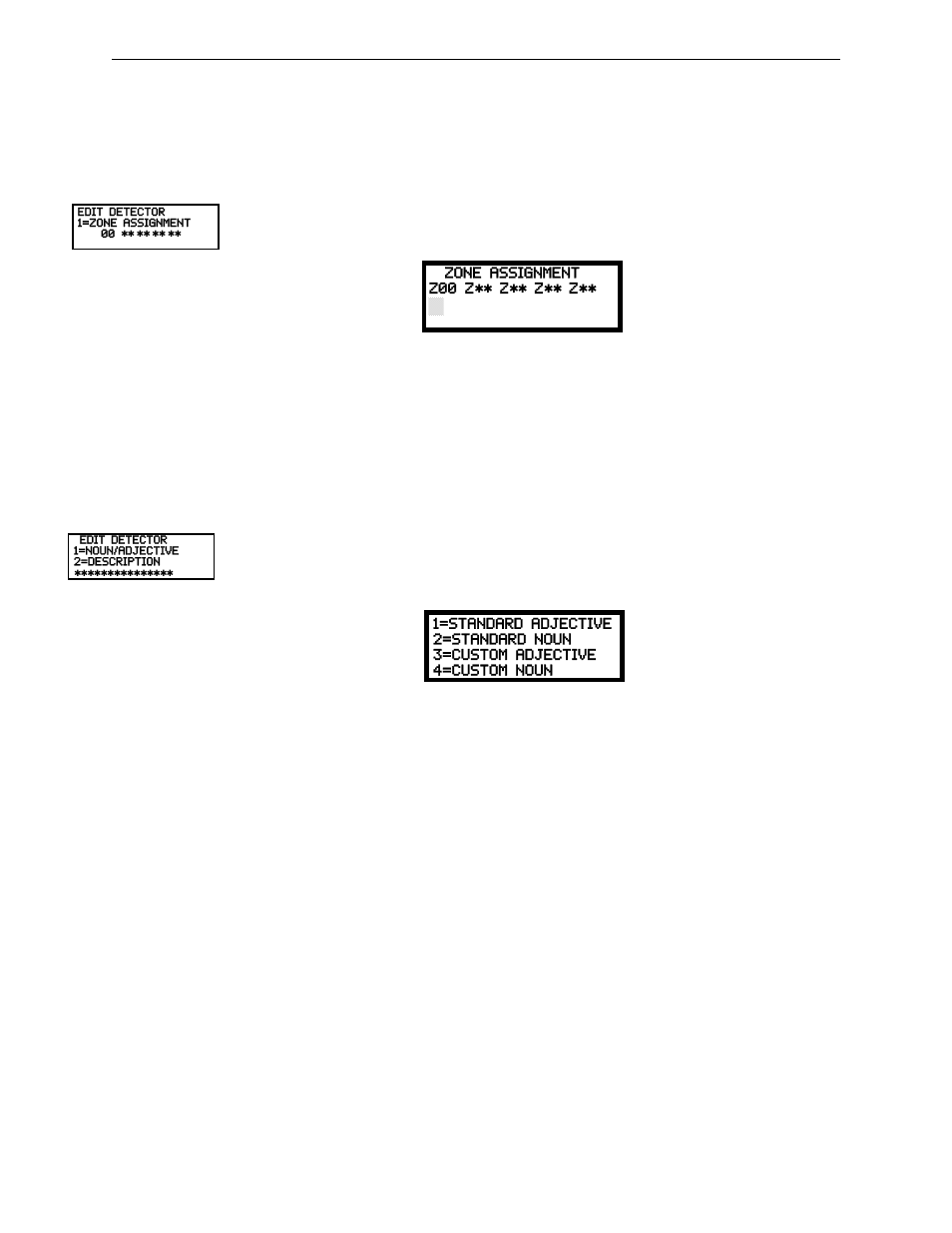 Zone assignment, Noun/adjective, Zone assignment noun/adjective | Fire-Lite MS-9200UDLSC Addressable Fire Alarm Control Panel User Manual | Page 72 / 200