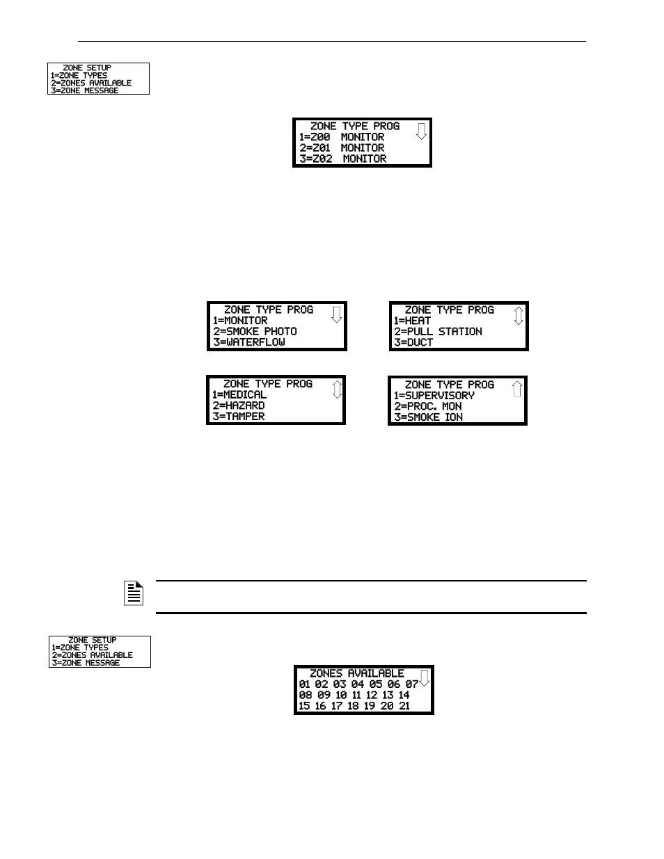 Zone type, Zones available, Zone type zones available | Fire-Lite MS-9200UDLSC Addressable Fire Alarm Control Panel User Manual | Page 89 / 200