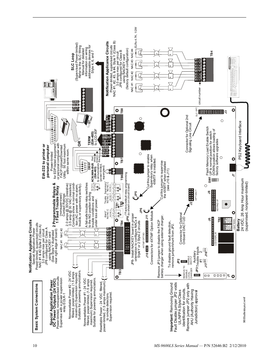 Fire-Lite MS-9600LSC Addressable Fire Alarm Control Panel User Manual | Page 10 / 208